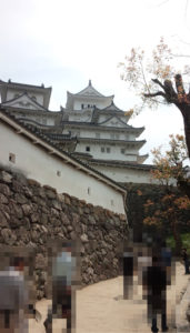 姫路城　菱の門～天守