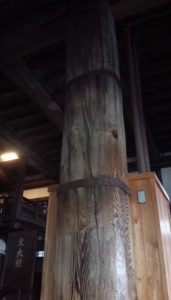 姫路城　東大柱