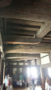 姫路城　梁　天守閣