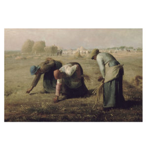 ポストカード 【落穂拾い】ミレー　世界の名画