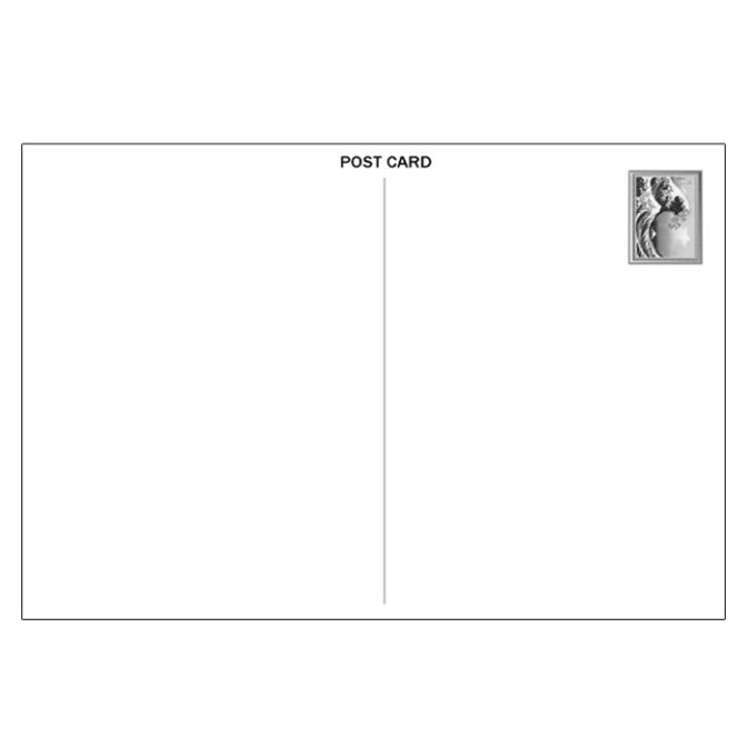 ポストカード　富嶽三十六景　神奈川沖波裏　葛飾北斎