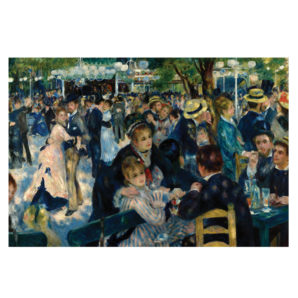世界の名画【ムーラン・ド・ラ・ギャレットの舞踏会】ルノワール作　ポストカード