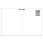 ポストカード　庭にいる猫の家族　ルイス・ウェイン