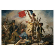 世界の名画【民衆を導く自由の女神】ドラクロワ作　ポストカード