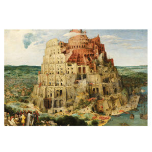 世界の名画【バベルの塔】ブリューゲル作　ポストカード
