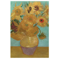 ポストカード 【ひまわり １２本】 ゴッホ作 世界の名画 オリジナル
