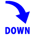 ランクダウンのマーク