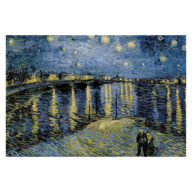 ポストカード 【ローヌ川の星月夜】ゴッホ 世界の名画 オリジナル