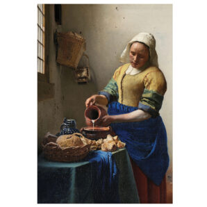 ポストカード 【牛乳を注ぐ女】 フェルメール　世界の名画