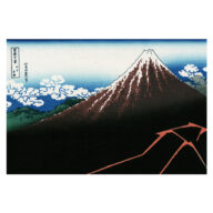 ポストカード 【冨嶽三十六景 山下白雨】 葛飾北斎 世界の名画