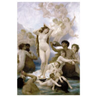 世界の名画 【ヴィーナスの誕生】 ブグロー作　ポストカード